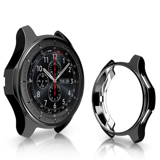 Противоударная гальванизированная рамка из ТПУ для чехла Samsung Galaxy Watch 42/46 мм