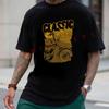 Classic Rider Motorcycle And Racing T-shirt Men's Summer Cotton Casual Short-sleeved O-neck Tee