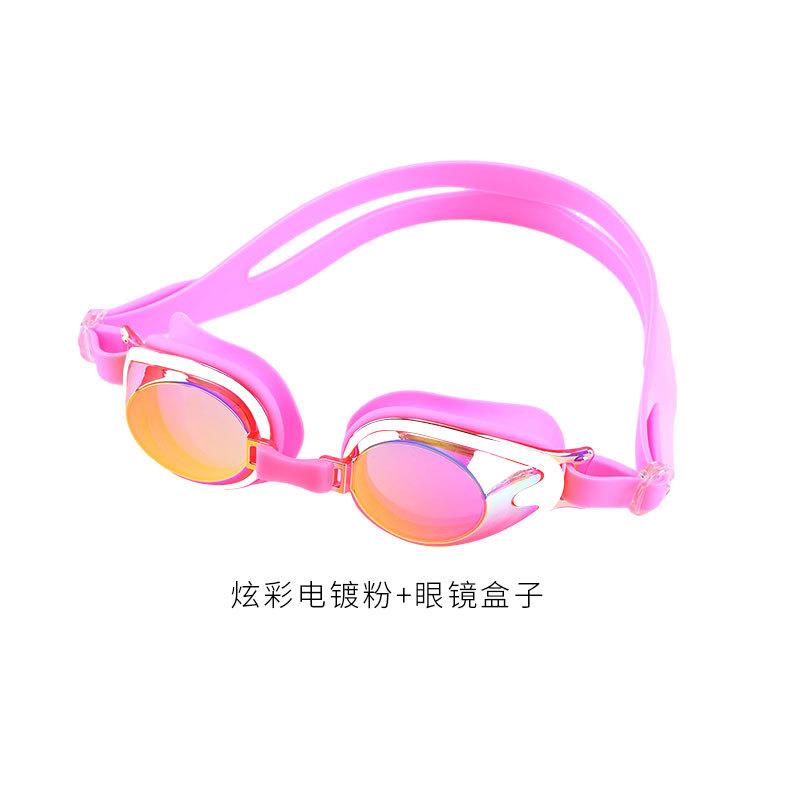Colorful electroplated fashion swimming goggles for men, hot-selling waterproof, anti-fog, high-definition professional swimming goggles