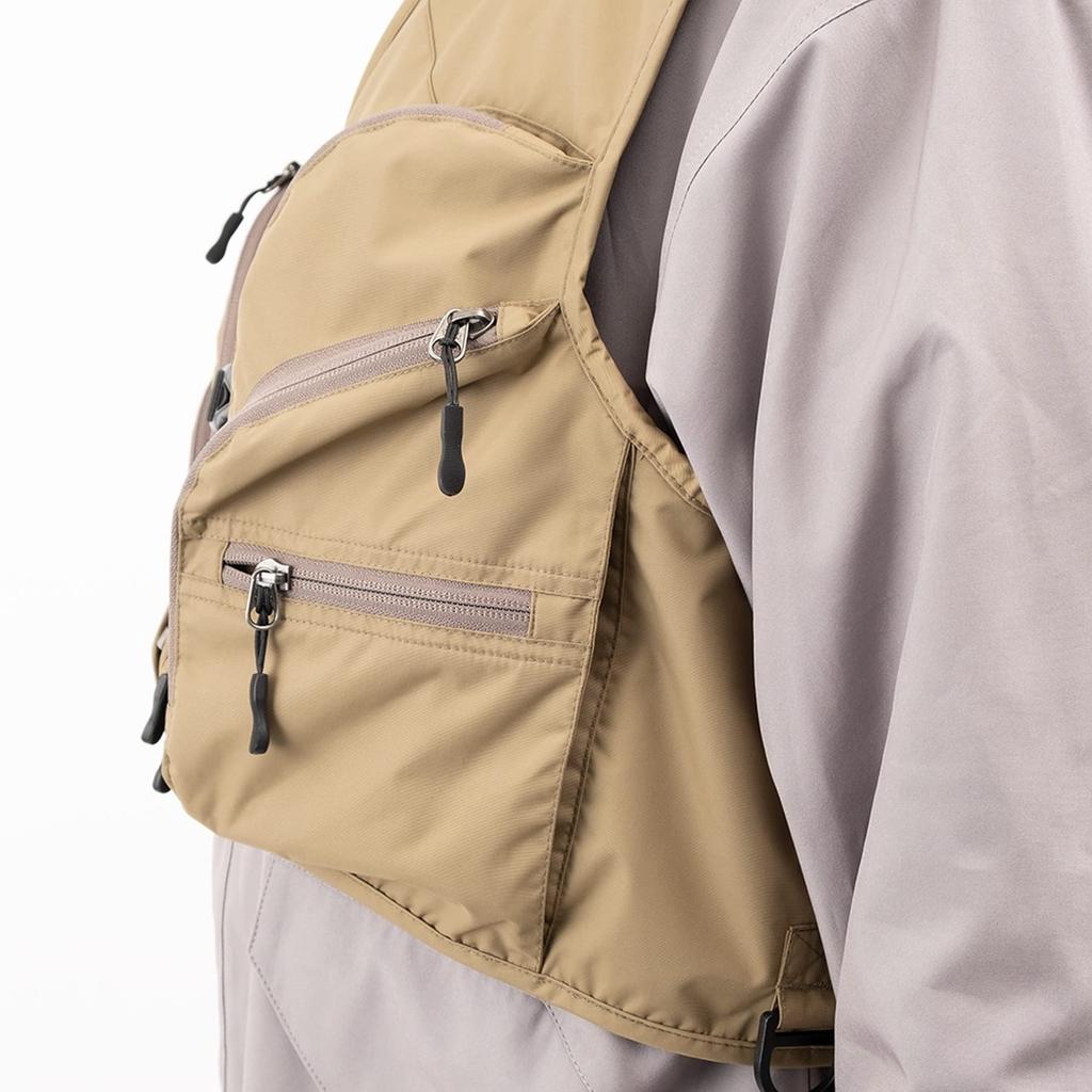 Soushin RV Mountain Stream Vest 5430 Tan Medium