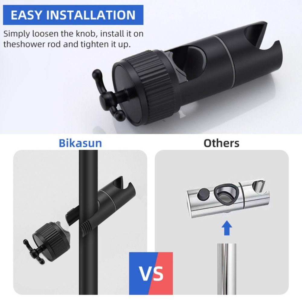 Removable Shower Holder 360° Rotation Shower Fixing Rod Shower Head Bracket Bathroom
