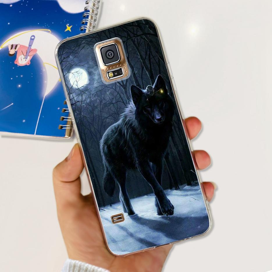 Чехол для Samsung Galaxy S5 G900F G900I G900M G900A G900T Милый Расписной Чехол Мягкий ТПУ Чехол для Телефона Для Samsung S5 S 5 GalaxyS5 Сумки