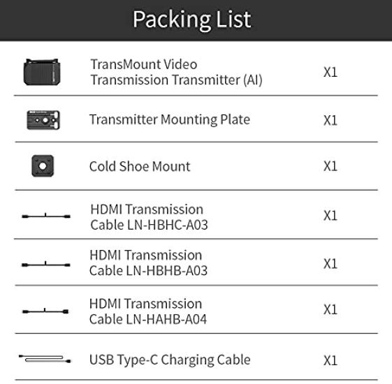 ZHIYUN TransMount Video Transmission Transmitter (AI)