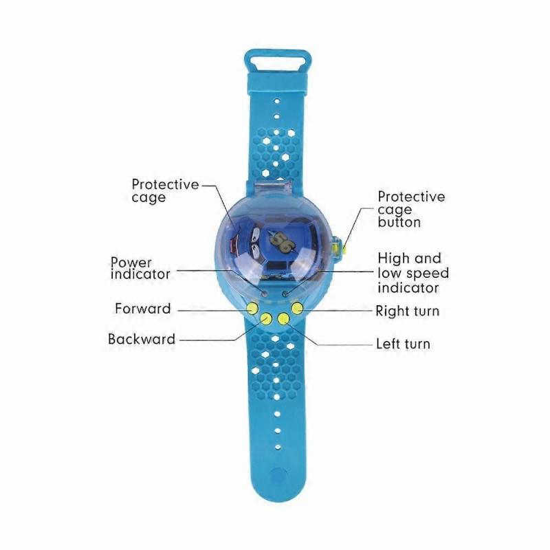 RC Mini Car Pocket Racer Remote Control Cute Cartoon Kid Toys Gravity Sensor Watch Small Electric Dual-CTRL Vehicle USB Recharge