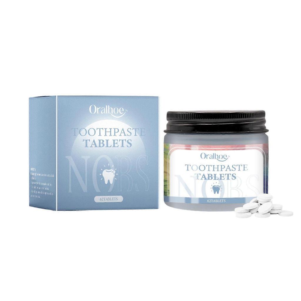 Toothpaste tablets with mild ingredients clean teeth dirt and protect tooth