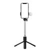 Telescopic Selfie Stick with 0.71m Tripod & Ring Light - Black