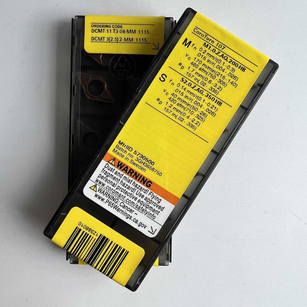 Original Sandvik / DCMT11T308-MM 1115 /Carbide CNC Blade 10 PCS