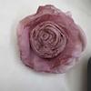 Retro 3D Mesh Flower 9CM Headband Flower New Rose Fabric Artificial Flower