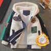 Boys' Winter Coat 2024 - Trendy Lambskin and Wool Sweater for Kids
