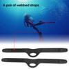 1 пара универсальных ремешков для плавников, быстросъемный ремень, нелегко сломать, легкий ремешок для ласт для дайвинга для водных видов спорта