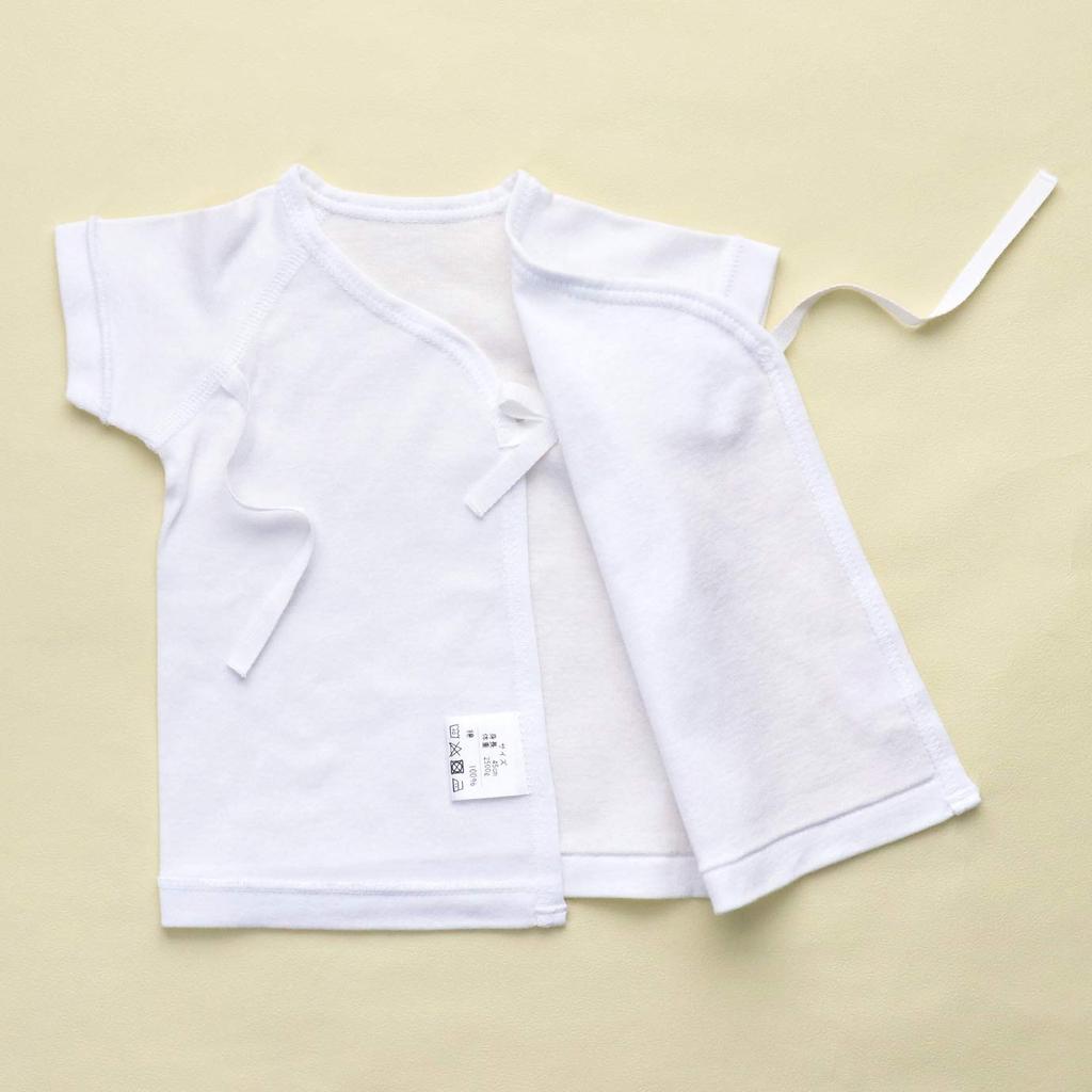 Короткие майки Baby Castle для маловесных детей, набор Cookie Sax, сделано в Японии, для младенцев, 2, 45см, медведь, с рисунком, 100% хлопок,