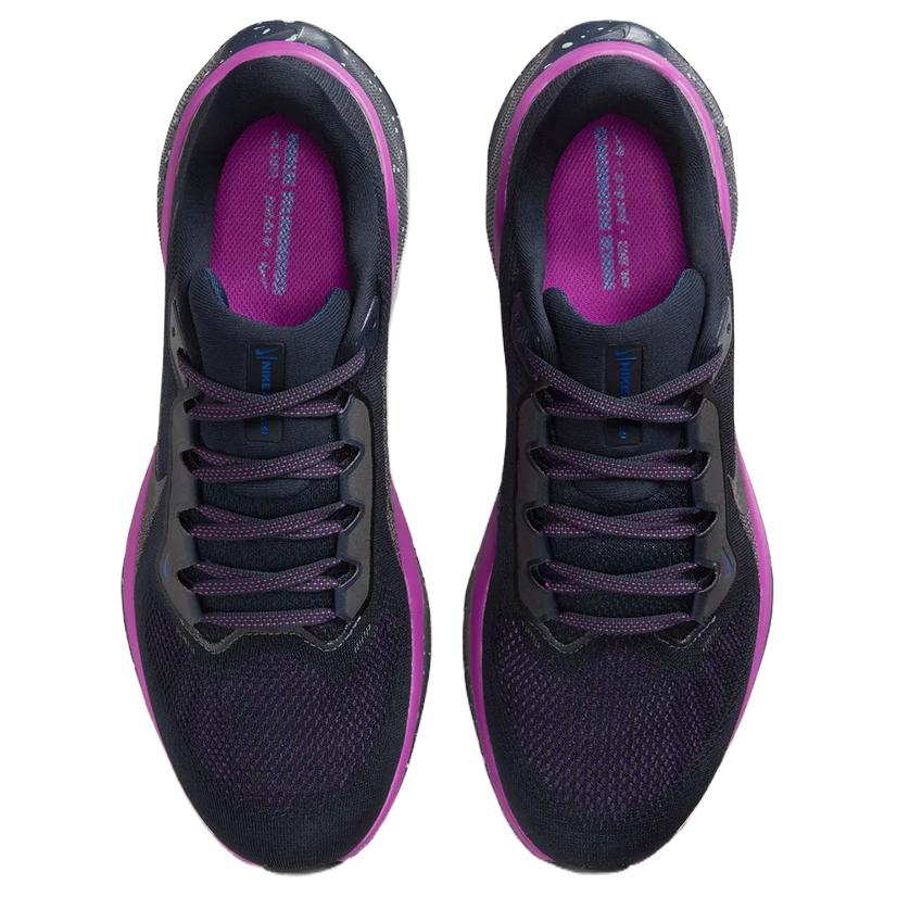 Nike Air Zoom Pegasus 41 Износостойкие Кроссовки с низким верхом для бега Мужские Черно-фиолетовые Кроссовки HQ7972-400