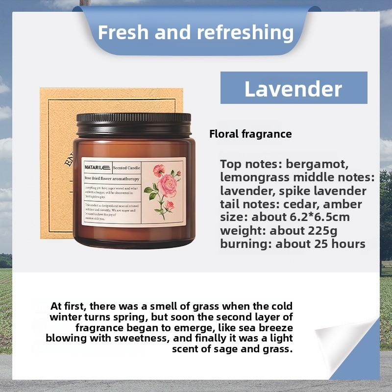 Scented Candles Provide A Long-lasting Aroma To Aid Sleep. Romantic Bedroom Light Essential Oil Scented Ornaments