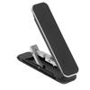 Multi Angle Cellphone Stand W Shaped Folding Phone Bracket Self Adhesive Phone Holder for 4 To 8 Inch Smartphones Black