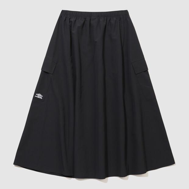 UMBRO Hbl Женская расклешенная юбка Королевского колледжа Черная (Uq322Csk92)