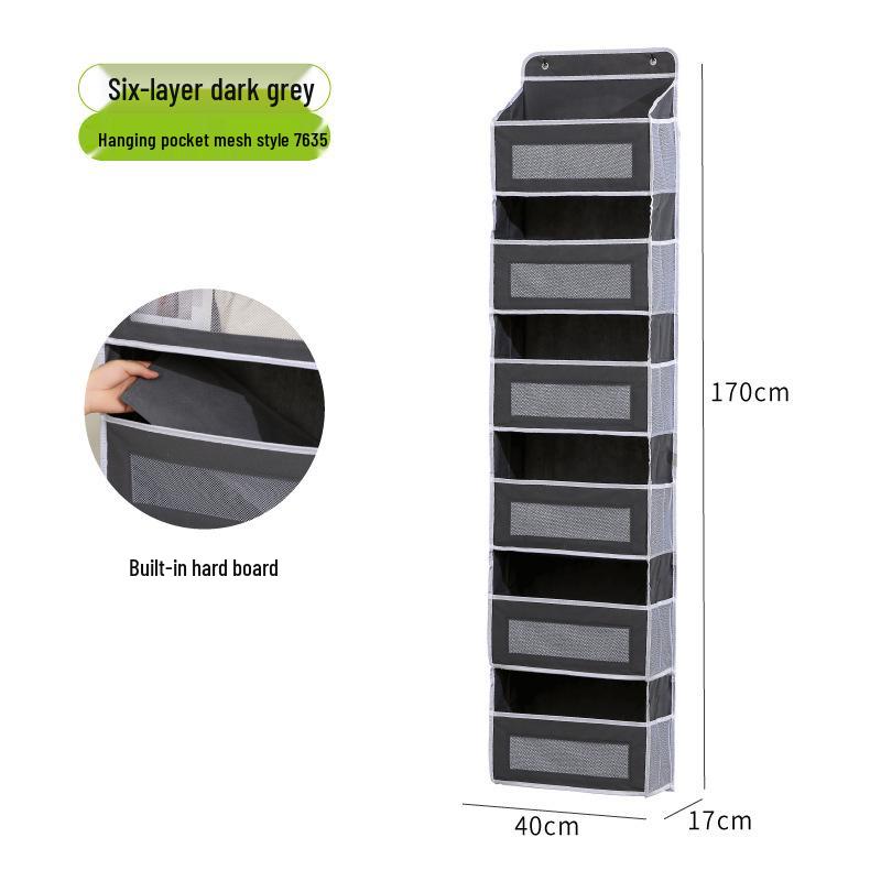 Настенная складная подвесная сумка для хранения с окошком - Большая вместимость для игрушек и мелочей