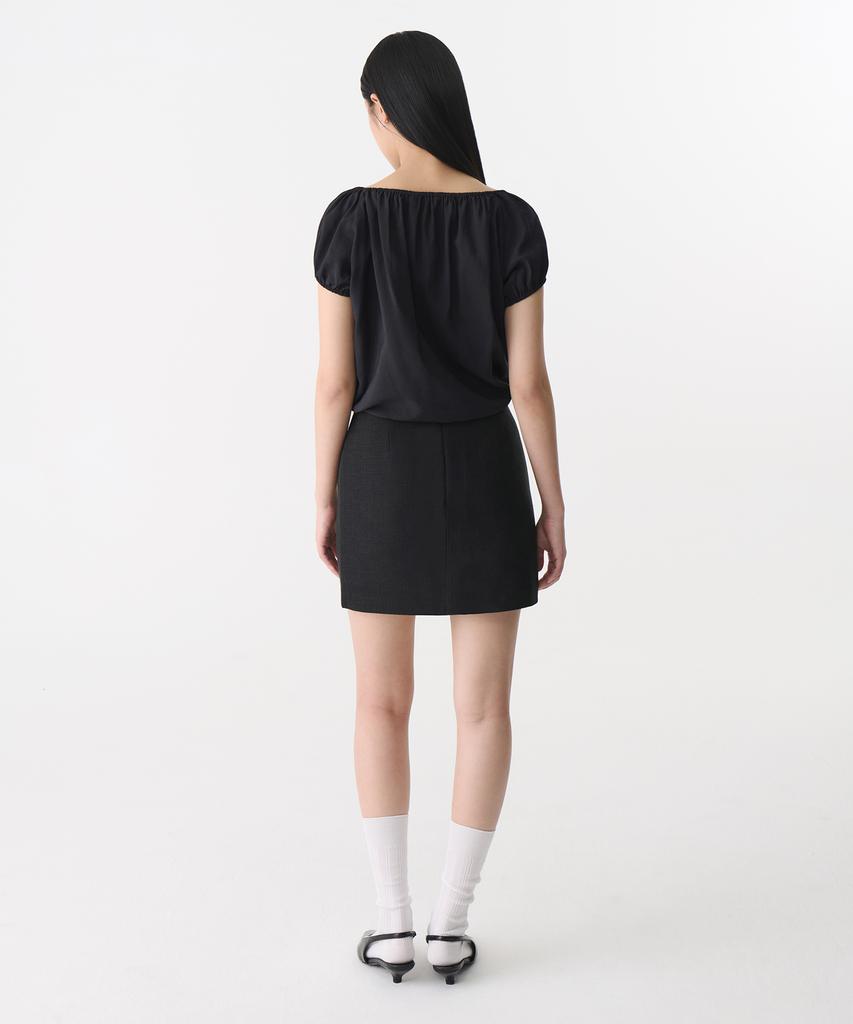 Musinsa Standard Woman Women'S Tweed Mini Skirt [Black]
