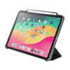 SANWA SUPPLY Case for iPad Air 11-inch (M3/2025, M2/2024) with Stylus Pen Storage Pocket and Stand, Soft Leather-Look Black, PDA-IPAD1714BK2