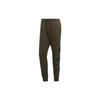 R.Y.V. Sweat Pants Solid Color Loose Fit Cuffed Casual Pants Men Bottoms Olive-Green ED7214