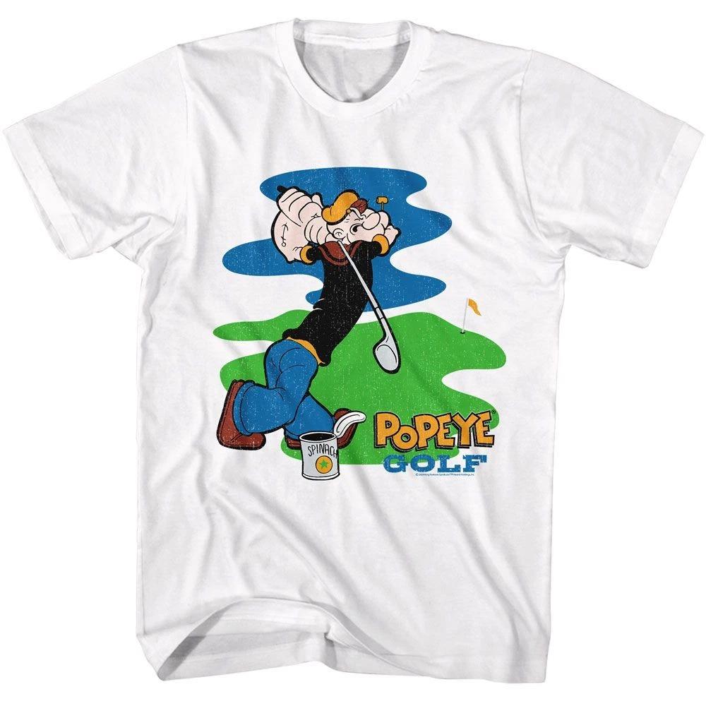 Popeye Pop Golf White Comics Children's T-shirt