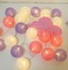 Xiaomi 10/20LED Cotton Ball Garlands Fairy Lights String Battery Power Outdoor Wedding Party Valentine's Day Room Ramadan Decoration