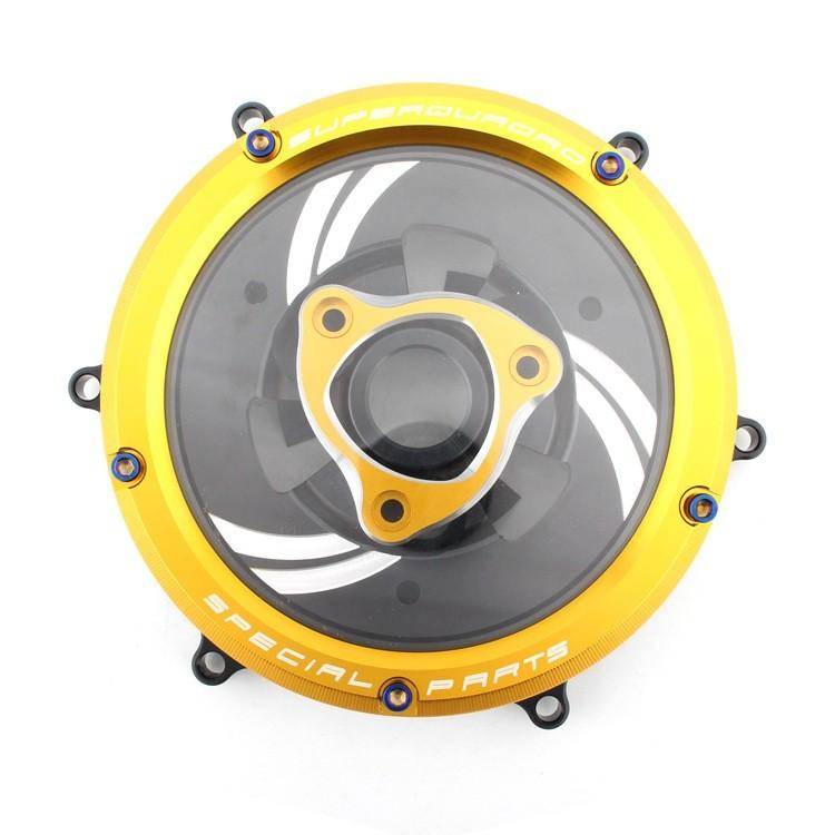 Прозрачная крышка сцепления высокого качества для Ducati Panigale 959 1199 1299 V2 S с яркими вариантами цвета