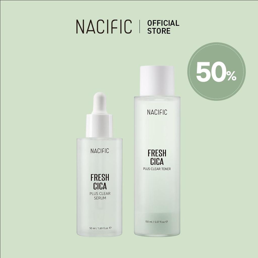 [NACIFIC] Fresh Cica Plus Clear Set (toner, serum)