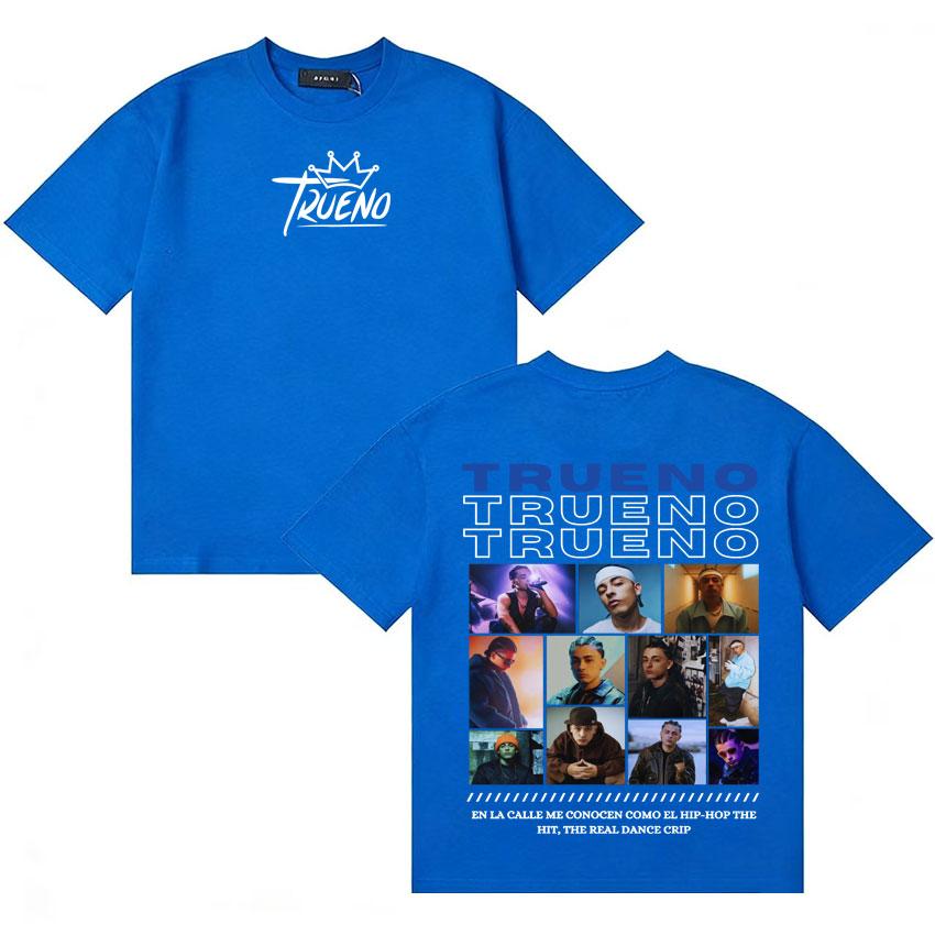 Rapper Trueno Tour Merch Tshirt Harajuku Short Sleeve Tee Shirt UnisexS Women Clothing Streetwear Gothic Cotton Tshirts Teenagers