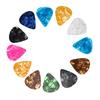 Guitar Set of 4 Each Random Color Picks, 12, Types, 0.46mm, 0.71mm, 0.96mm, 1.2mm, Thickness, Colorful, Assorted, Colorful,