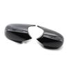 Rearview M3 Style Side Mirror Shells Side Wing Mirror Cover Cap Bright Black Style Pair Replacement for BMW E90 E91 E92