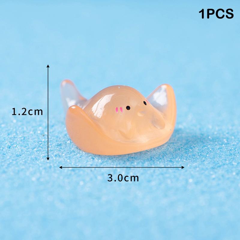 Мультяшный светящийся орнамент мини-светящийся кулон в виде животного микро-сада ландшафтные украшения своими руками игрушки украшения для аквариума