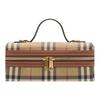 Burberry Vanity Polyurethane Makeup Bag Regular Women's Beige & Stone Pine & Brown 81205251