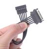 Sata To 15Pin Male To Female Power Extension Cable Hdd Ssd Sata Power Cable 20Cm