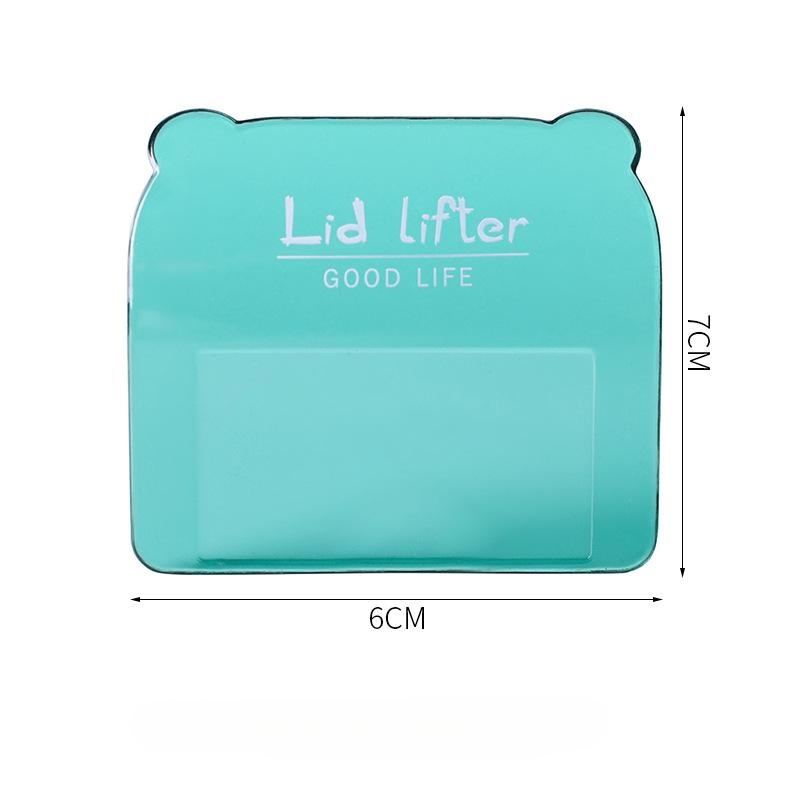 1 шт., устройство для подъема крышки унитаза в случайном стиле, легкое и небольшое, материал PS, для подъема крышки унитаза, принадлежности для ванной комнаты