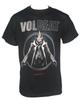 VOLBEAT Футболка с логотипом King Beast Черная S Новая