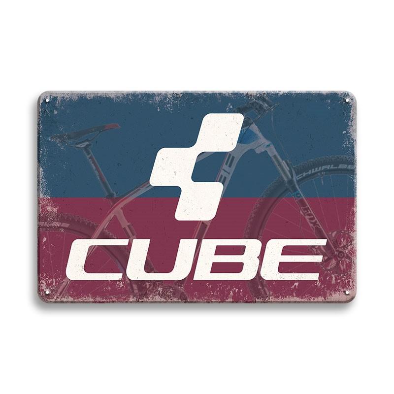 INEED Декор велосипедный бренд винтажный номерной знак металлический знак промышленный настенный постер для гаража человек пещерный велосипед магазин стены домашний декор