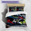 3pcs Duvet Cover Set (1*Duvet Cover + 2*Pillowcase, Without Core),Batman Print Bedding Set, Bedroom Decor, All‑Season, Birthday Gift