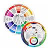 2 Pcs Colour Guide Wheel Clear Colors Location 12 Colors 23cm 14cm Color Mixing Guide Wheel for Art