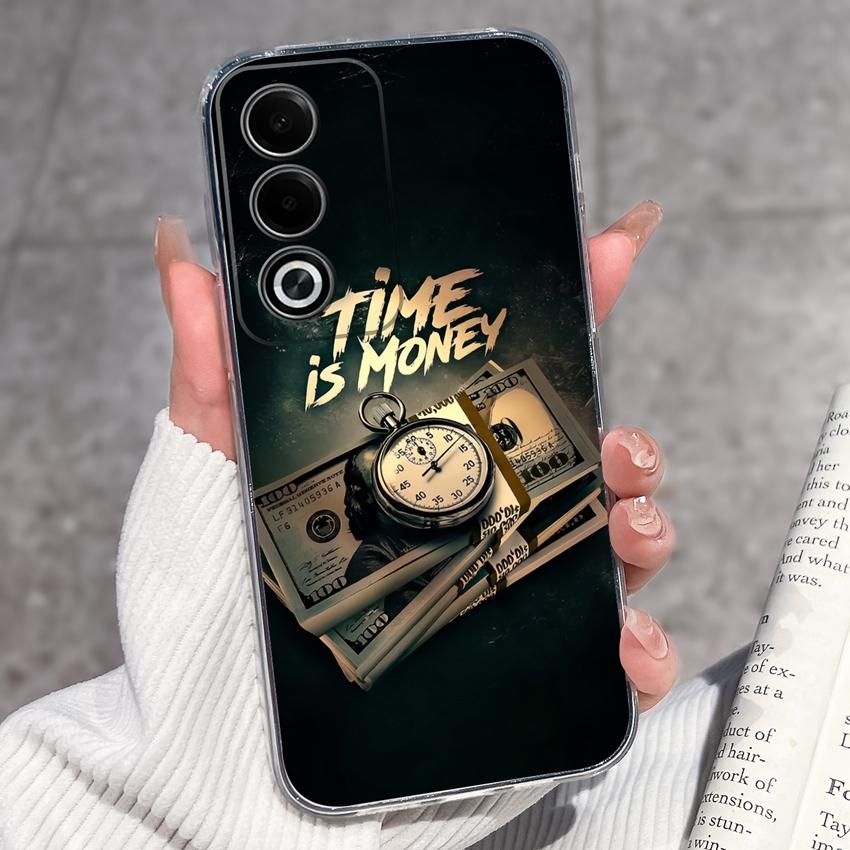 Роскошный противоударный чехол для телефона Oppo A3 A5 A1 Pro A3x AX5 AX5s A7 A8 Ace2 с милыми цветочными узорами, прозрачная защита из ТПУ, задняя крышка для корпуса Oppo