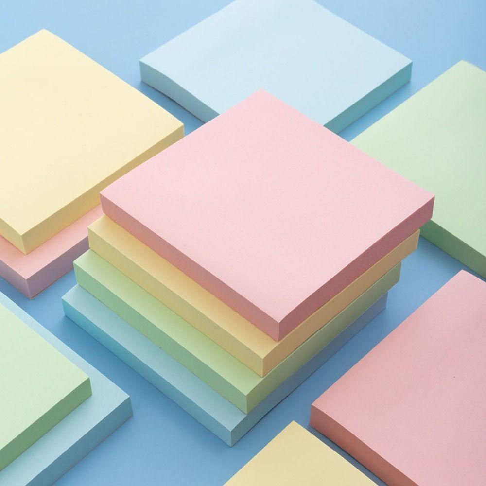100 Sheets Paper Scrapes Stickers Colored Colorful Notepad Writing Pads Sticky Notes Office