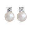 CHERRY Knot Clip Earrings Earrings Pearl Ladies Pearl Earrings Bijou Popularity Compatible with Metal Allergies CZ Zircon Earrings Woman Birthday