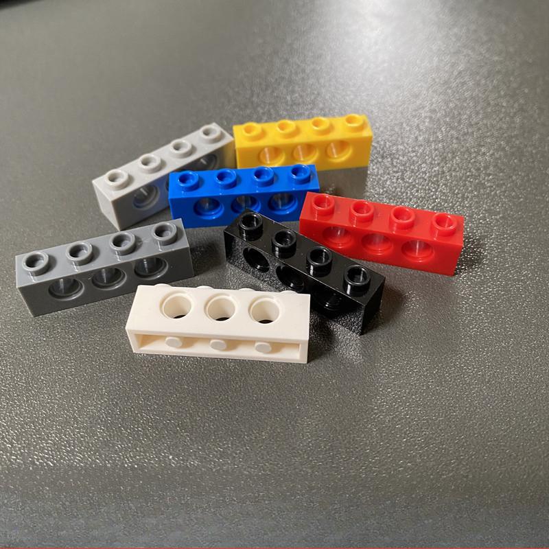 Совместимый строительный блок 3701 отверстие кирпичные детали, технологическое машиностроение строительные блоки запасные части 1X4 толстый кирпич с 3 отверстиями выпуклости