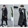 Осенние и зимние пуховики, длинные мужские хлопковые куртки, повседневные и модные мужские толстые куртки с капюшоном