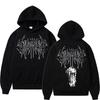 Rapper Ghostemane Squeeze Graphic Hoodie Men's Hoodies Fashion Letter Printed Graphic Harajuku Hooded Pullover Sportwear