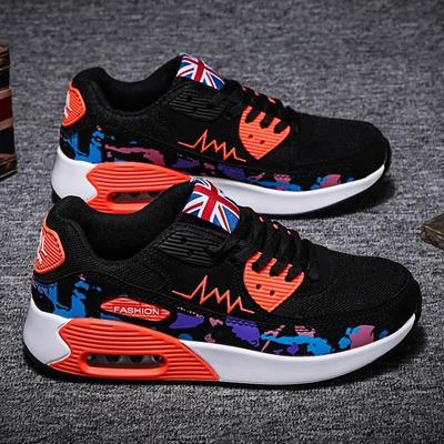 Весенняя женская обувь, спортивная обувь для бега, сетчатая корейская версия, женская студенческая обувь на воздушной подушке, женские одинарные туфли