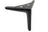 Anchor Elegant furniture leg, black matte, height 15 cm