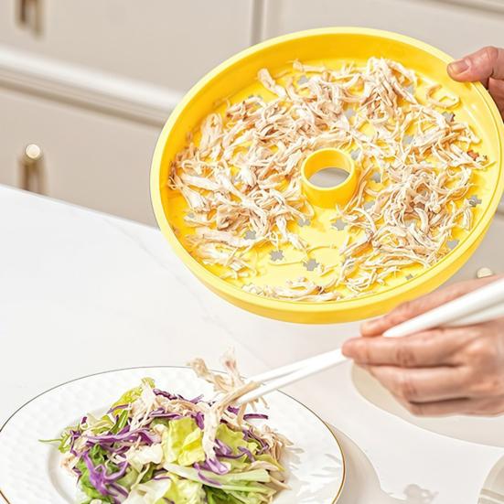 Измельчитель куриного мяса, ручной разрыватель мяса с корпусом из полипропилена, вращающаяся мясорубка для свинины и говядины, кухонный инструмент для измельчения