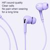 Wired Earphones with Mic Enhanced Sound Quality Noise Reduction 360-degree Surround Sound Long-lasting Comfortable Headphones