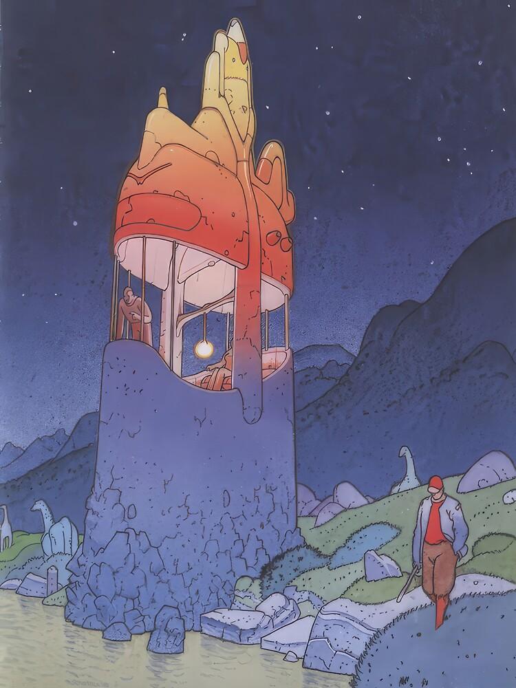 Nausicaa of the Valley of the Wind Jean Giraud 1938 2012 France- Jean Giraud moebius Fantasy Art- Fantasy Art Illustration Classic Unisex T-Shirt