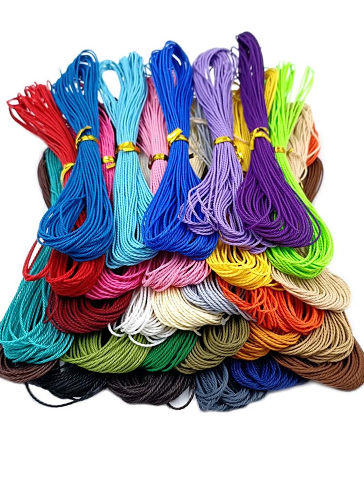 Нейлоновая веревка ручной работы DIY Ювелирный материал Нить Нейлоновая веревка 1 бар Восковая нить 1 мм * 9,5 м 1 бар Восковая нить Модная восковая нить Креативные аксессуары